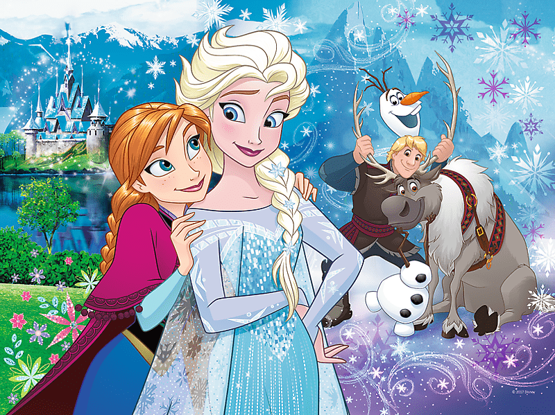 Disney Frozen - Slip Magien Løs - 30 brikker - Nordisk Spil