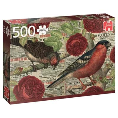 Birds Love Flowers - 500 brikker - Nordisk Spil