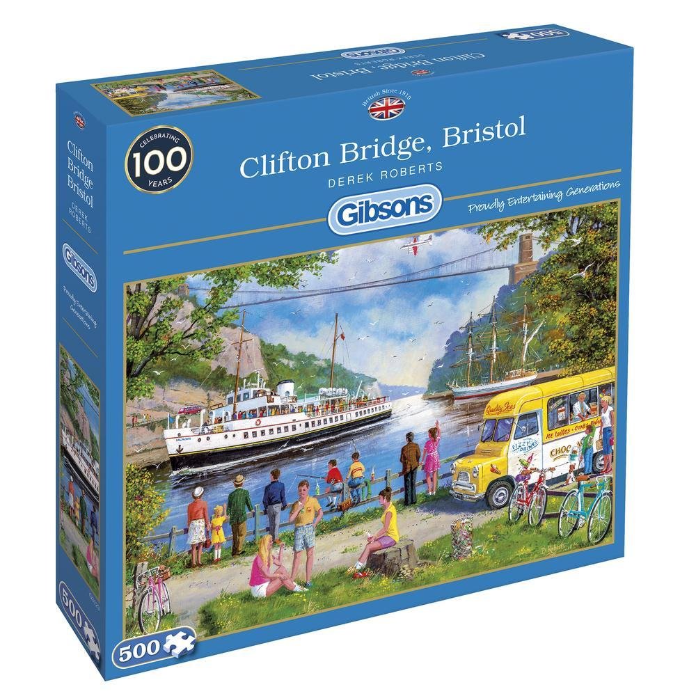 Clifton Bridge, Bristol - 500 brikker - Nordisk Spil