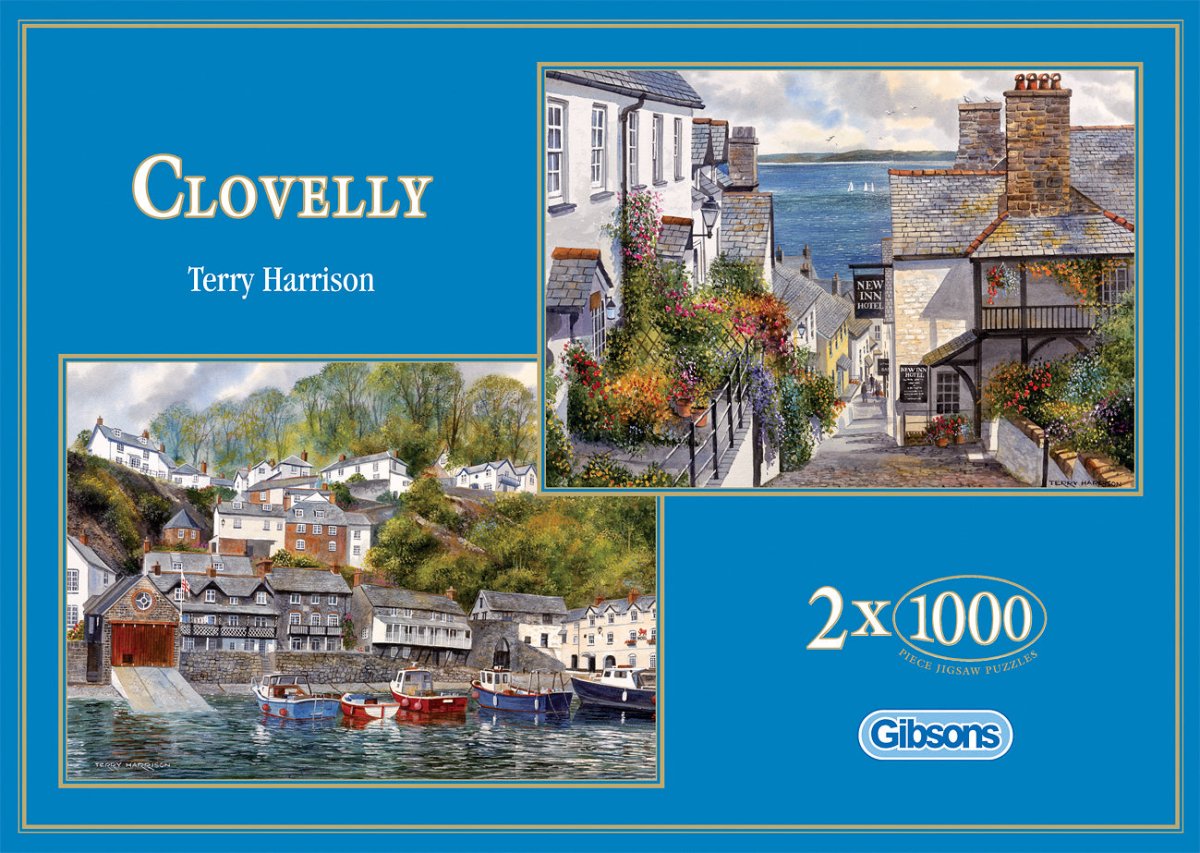 Clovelly - 2x1000 brikker - Nordisk Spil