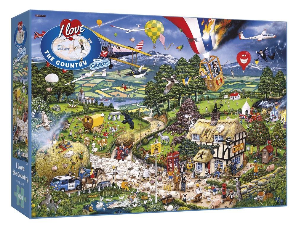 I Love the Country - 1000 brikker - Nordisk Spil