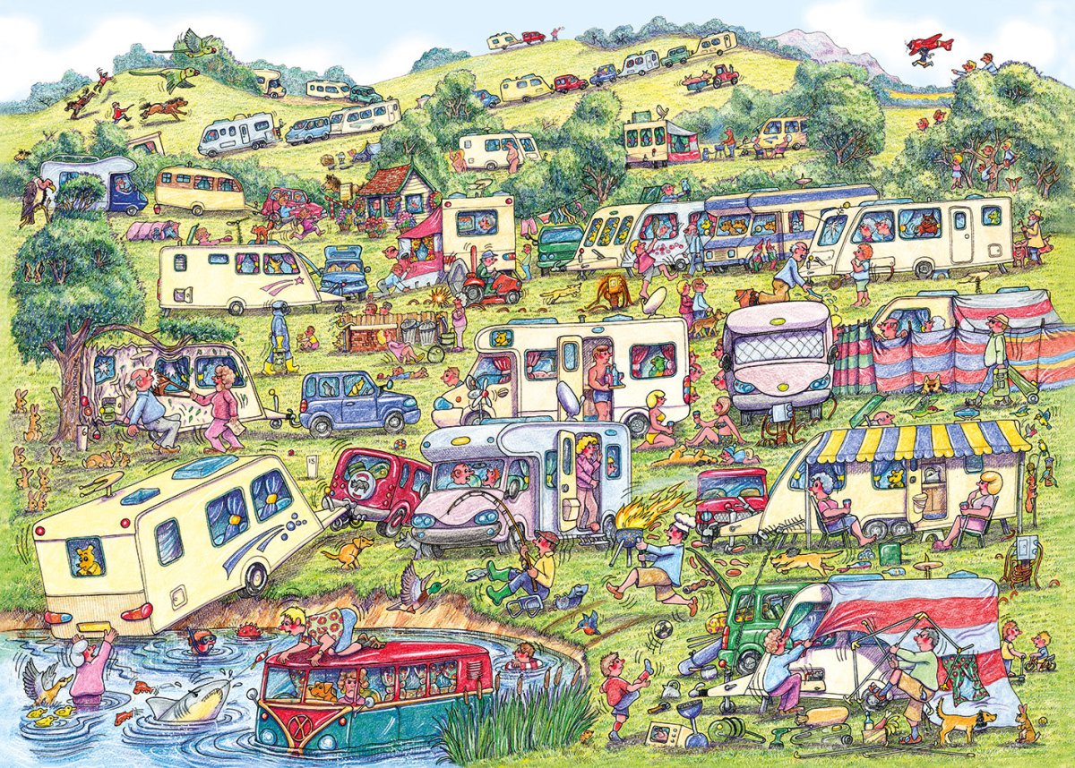 The Caravan Site - 1000 brikker - Nordisk Spil