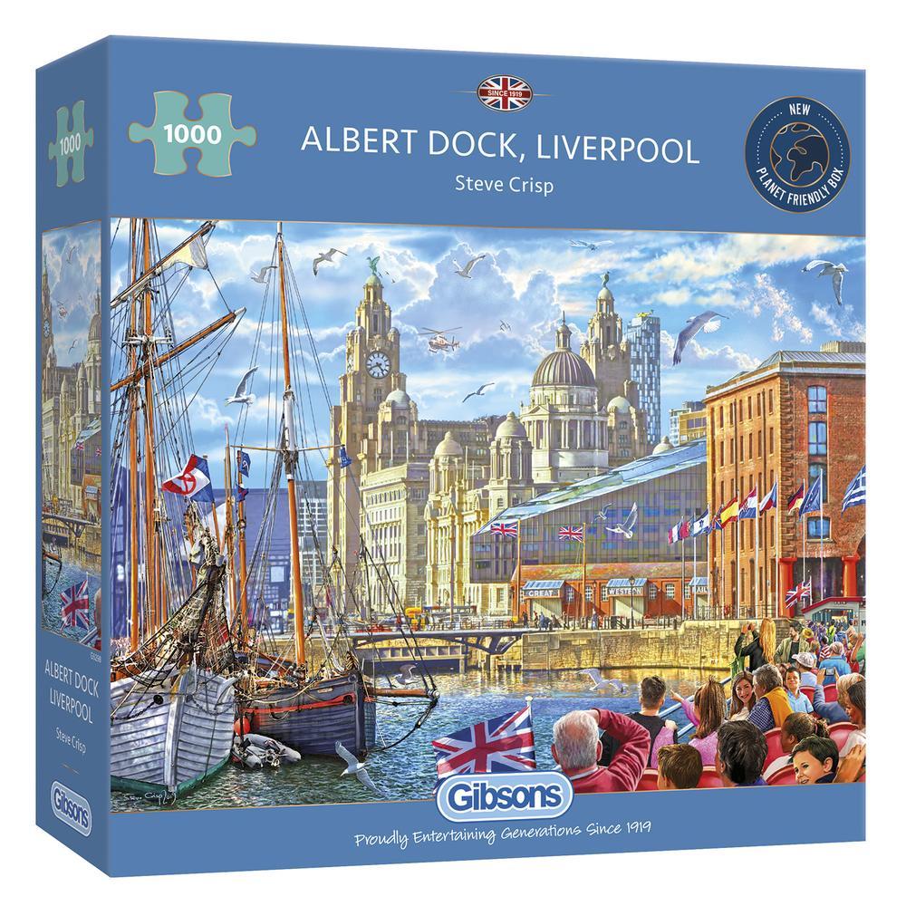 Albert Dock, Liverpool - 1000 brikker - Nordisk Spil