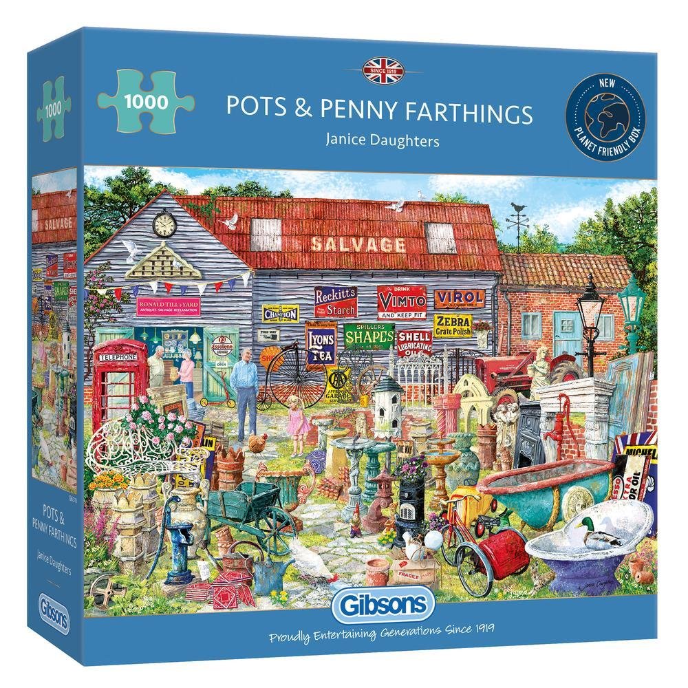 Pots & Penny Farthings - 1000 brikker - Nordisk Spil