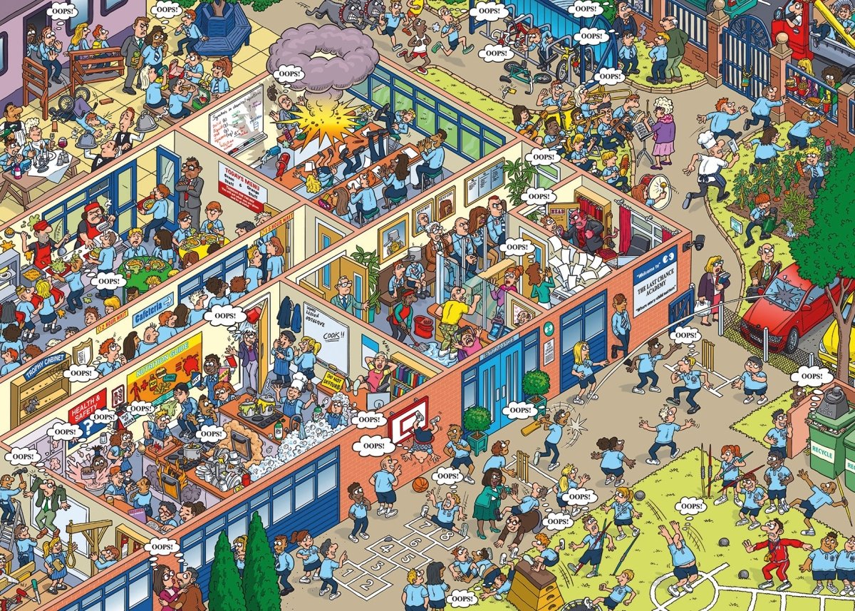 Oops! School days, 1000 brikker - Nordisk Spil
