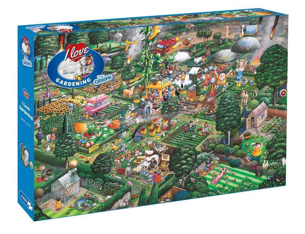 I Love Gardening - 1000 brikker - Nordisk Spil