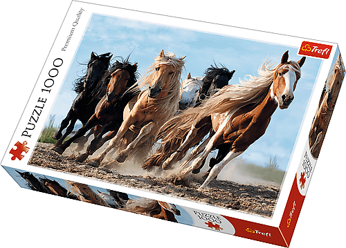 Galloping Horses - 1000 brikker - Nordisk Spil