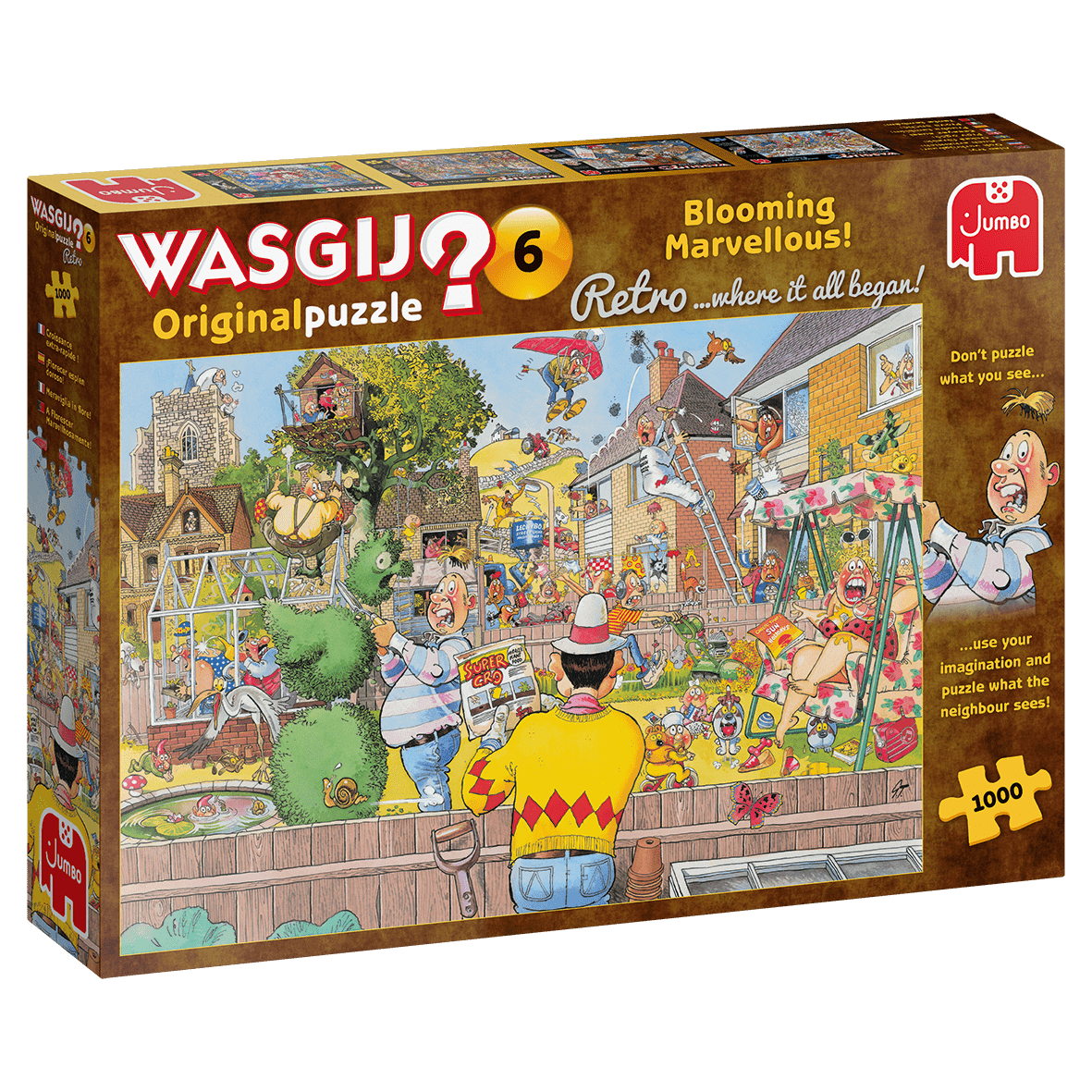 Wasgij Retro Original 6 - Gang i Haven - 1000 brikker - Nordisk Spil