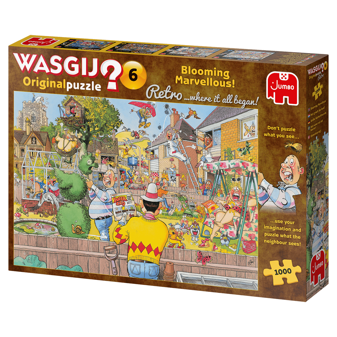 Wasgij Retro Original 6 - Gang i Haven - 1000 brikker - Nordisk Spil