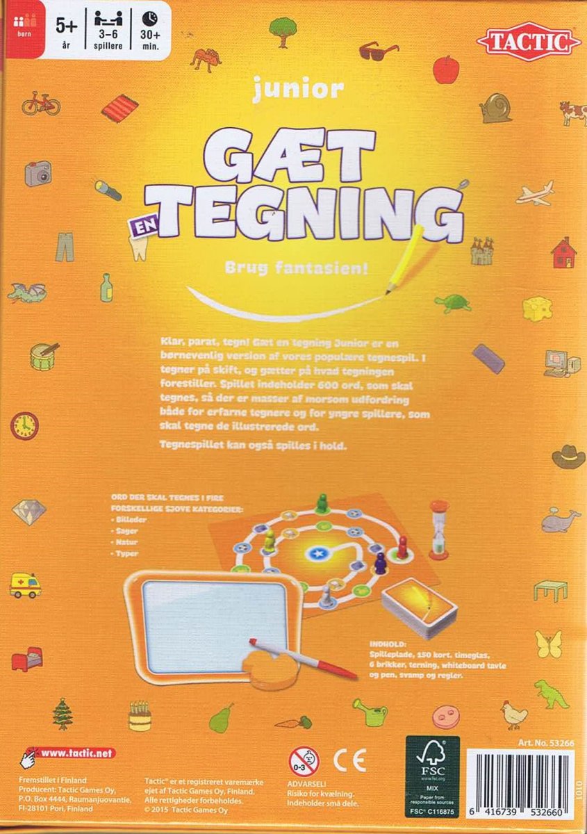 Gæt en tegning junior - Nordisk Spil