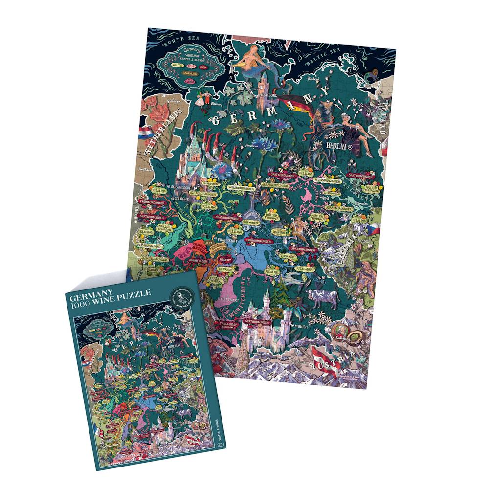 Vin: Tyskland - 1000 brikker - Nordisk Spil