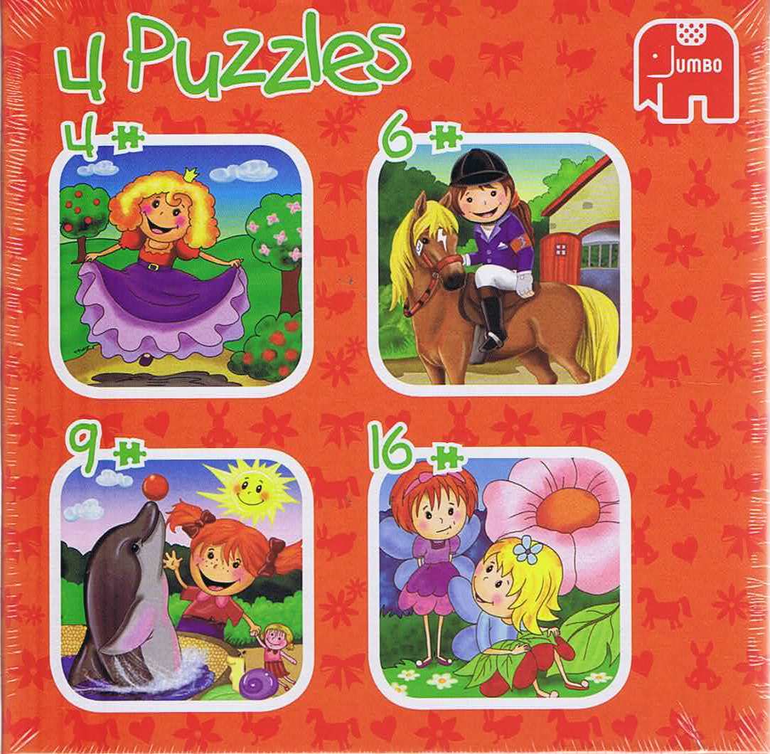 Girls Adventure, 4 puslespil - Nordisk Spil