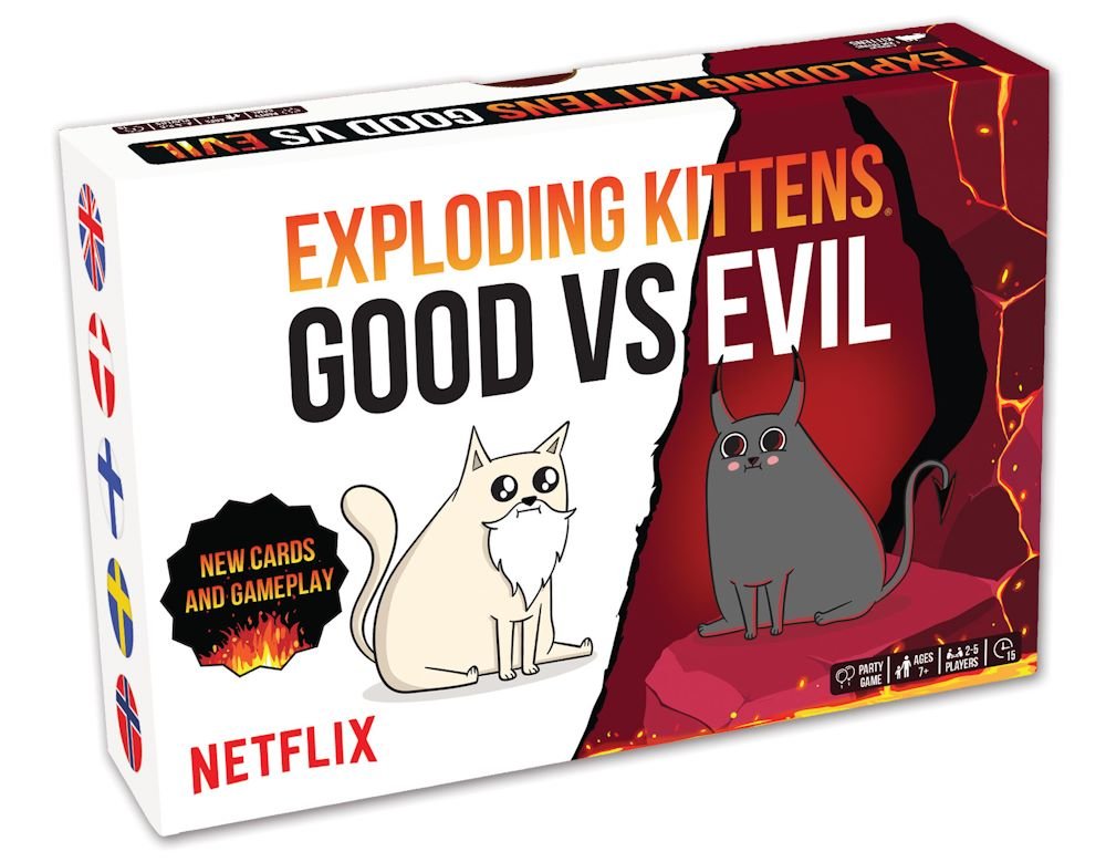 Exploding Kittens Good vs. Evil (Dansk) - Nordisk Spil
