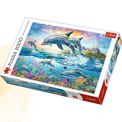 Happy Dolphines - 2000 brikker - Nordisk Spil
