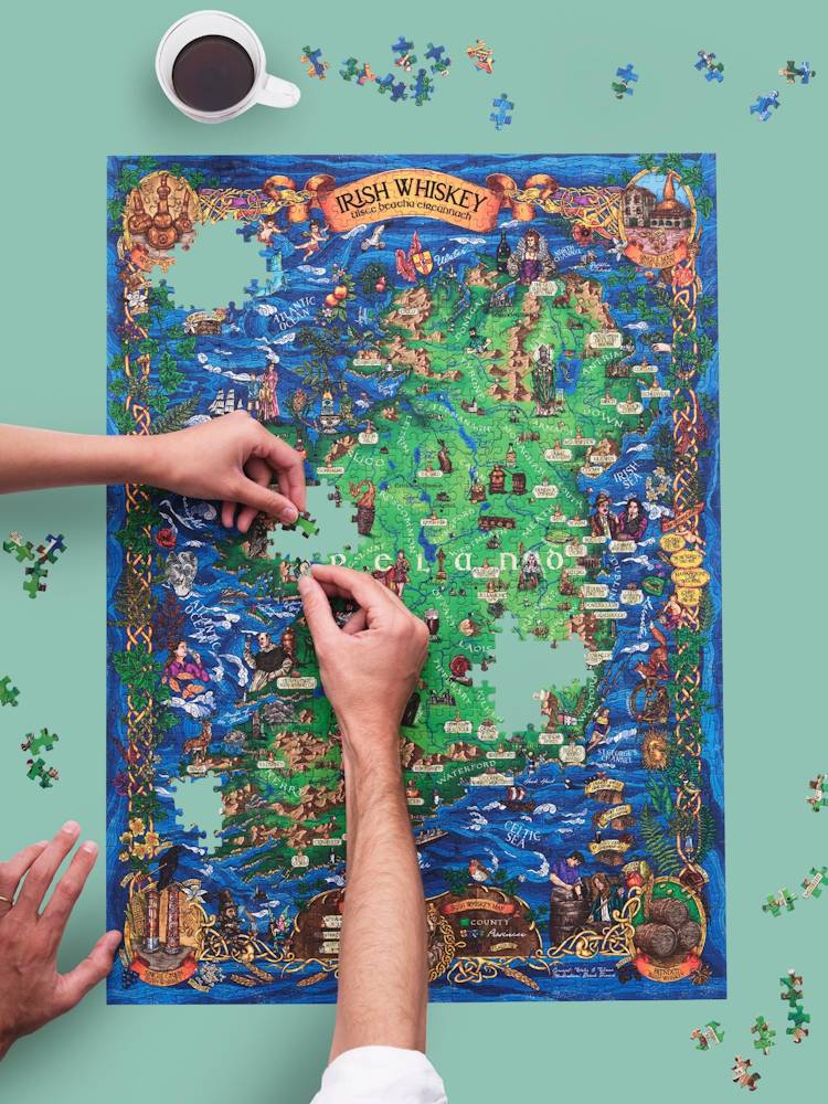 Whisky: Irland - 1000 brikker - Nordisk Spil