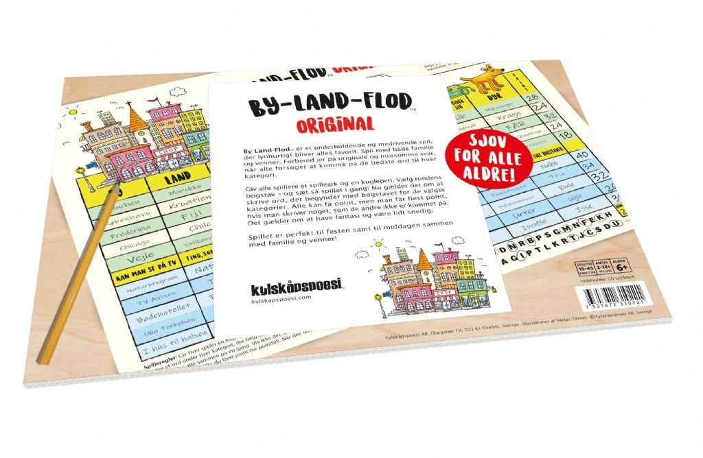 By Land flod - original - Nordisk Spil