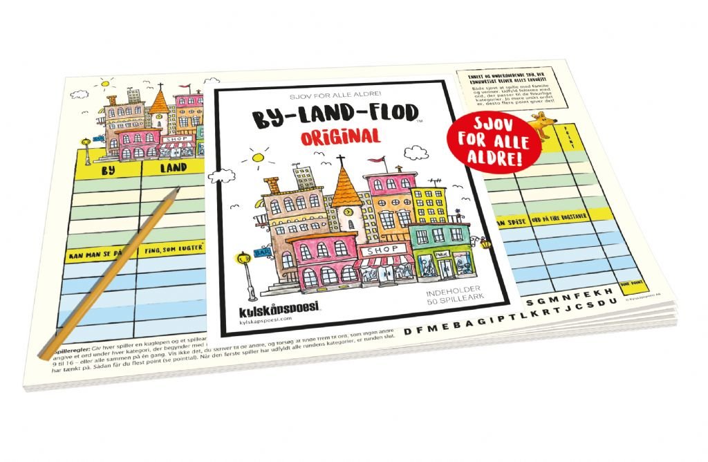 By Land flod - original - Nordisk Spil