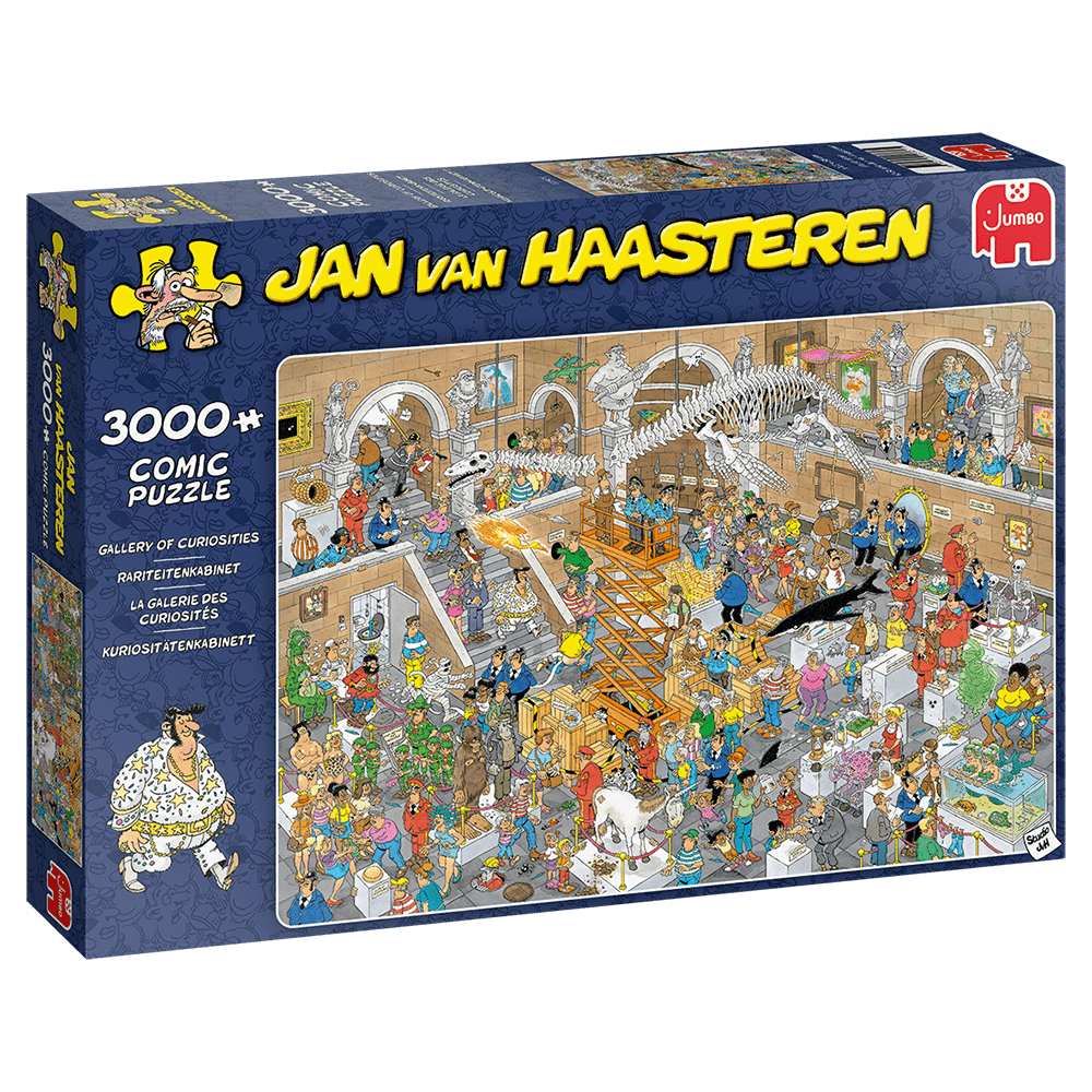 Jan van Haasteren - Gallery of Curiosities - 3000 Brikker - Nordisk Spil