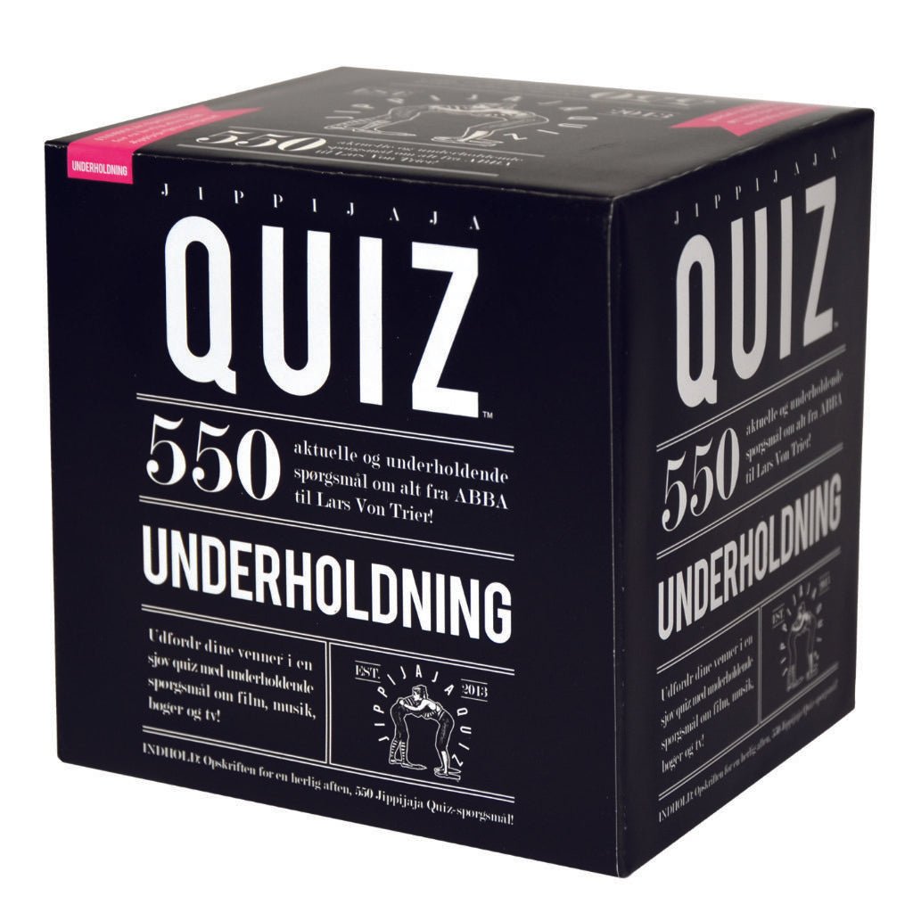 Jippijaja Quiz: Underholdning - Nordisk Spil