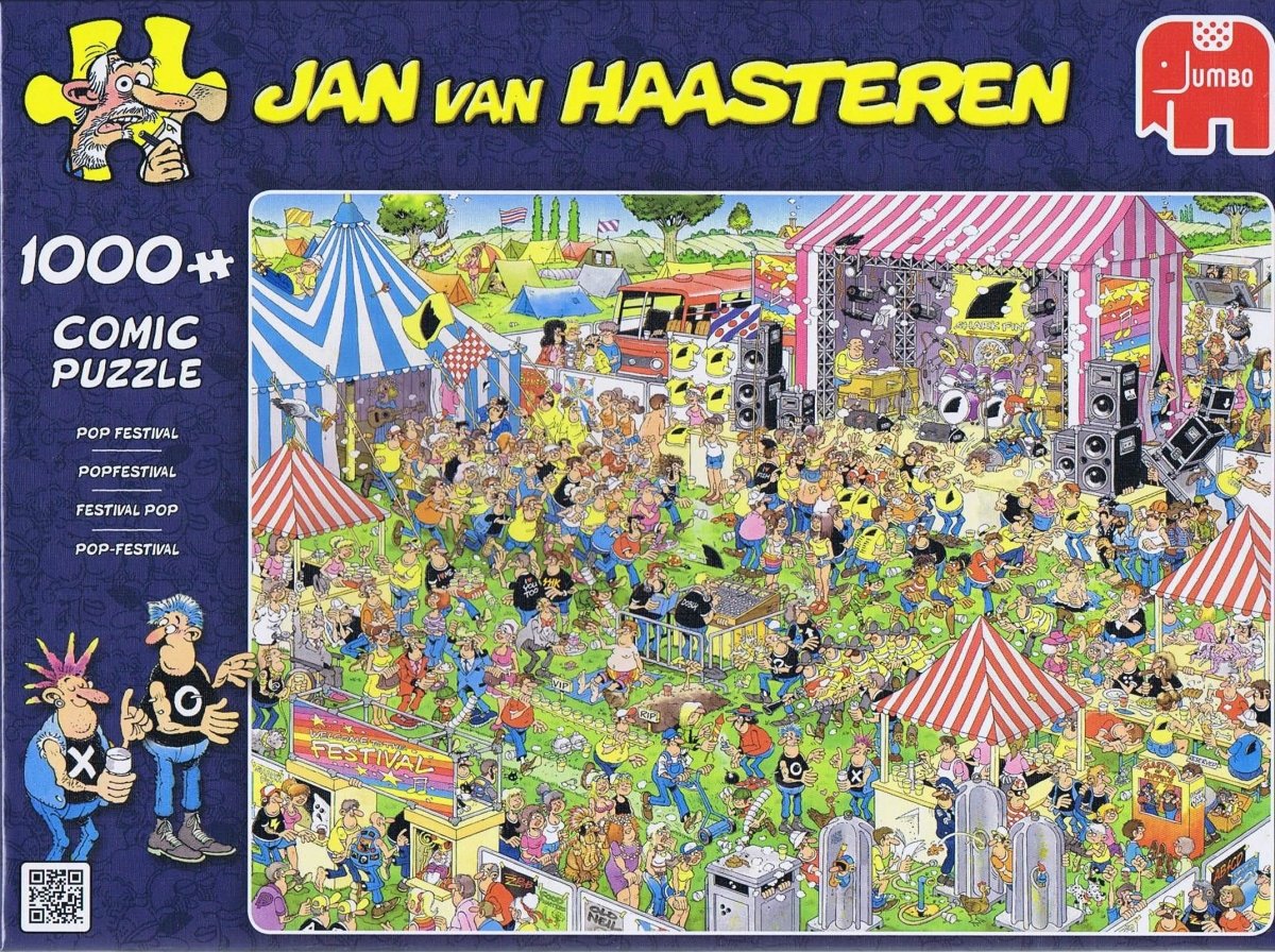 Jan van Haasteren: Pop Festival - 1000 brikker - Nordisk Spil