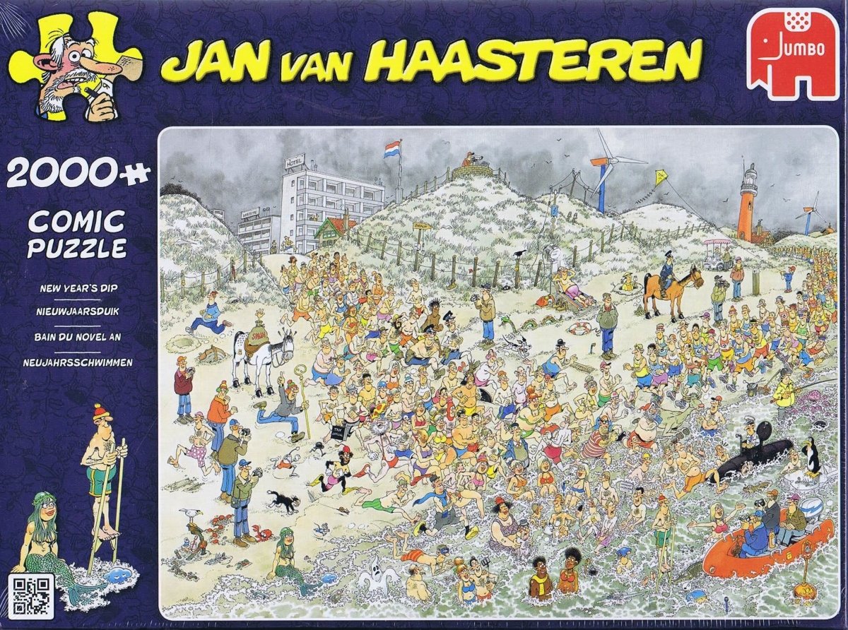 Jan van Haasteren: New Years Dip - 2000 brikker - Nordisk Spil