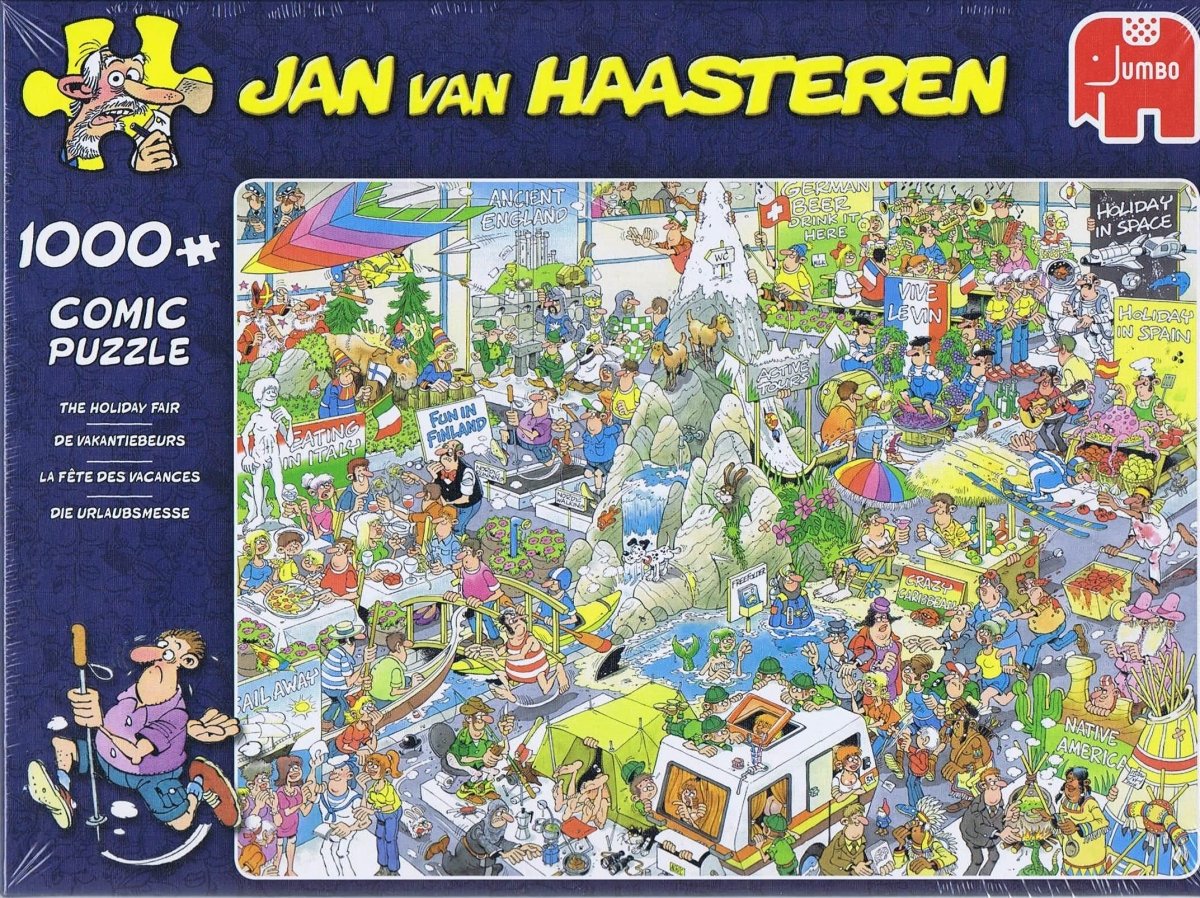 Jan van Hasteren: The Holiday Fair - 1000 brikker - Nordisk Spil