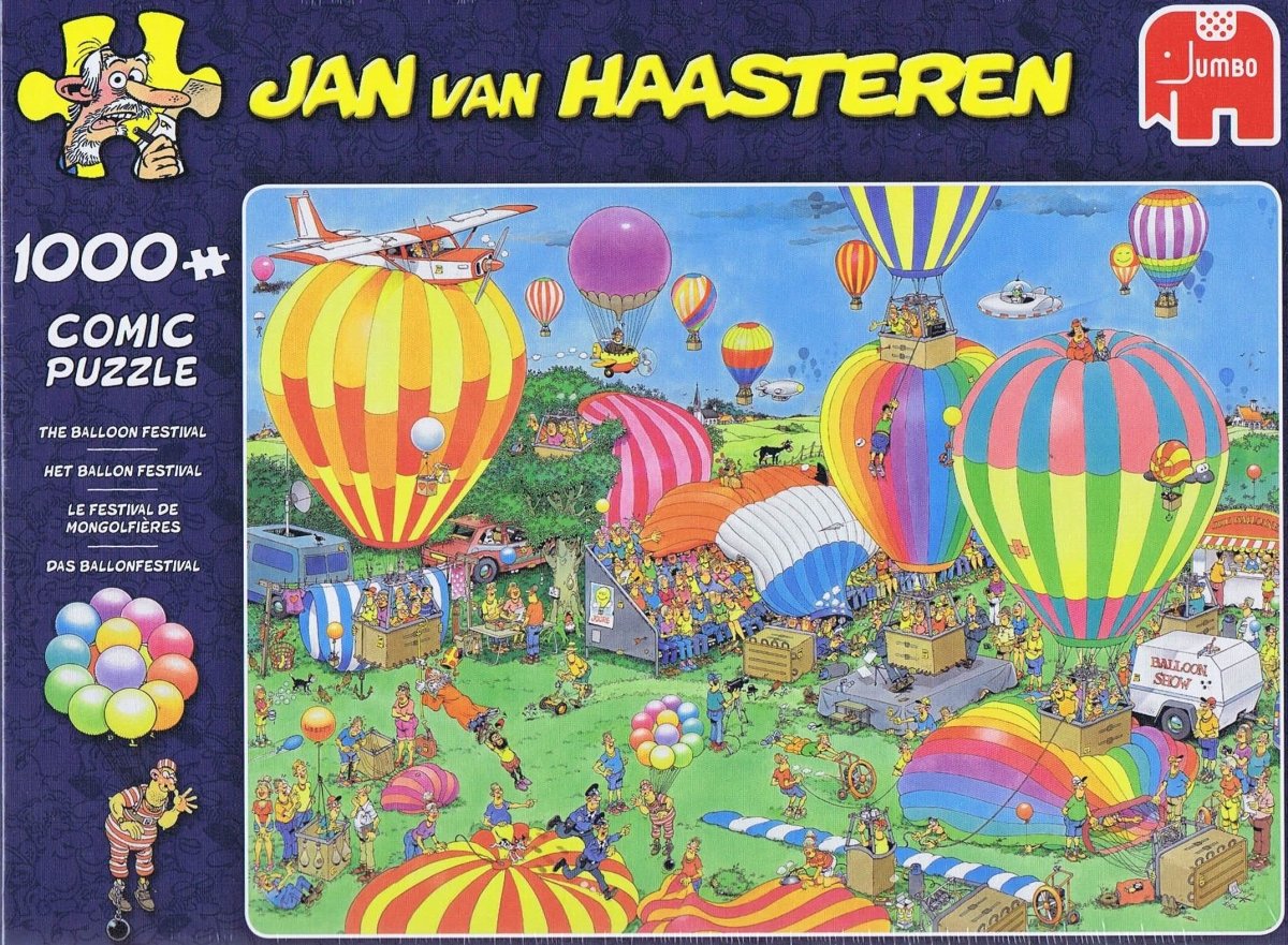 Jan van Haasteren: The Balloon Festival - 1000 brikker - Nordisk Spil