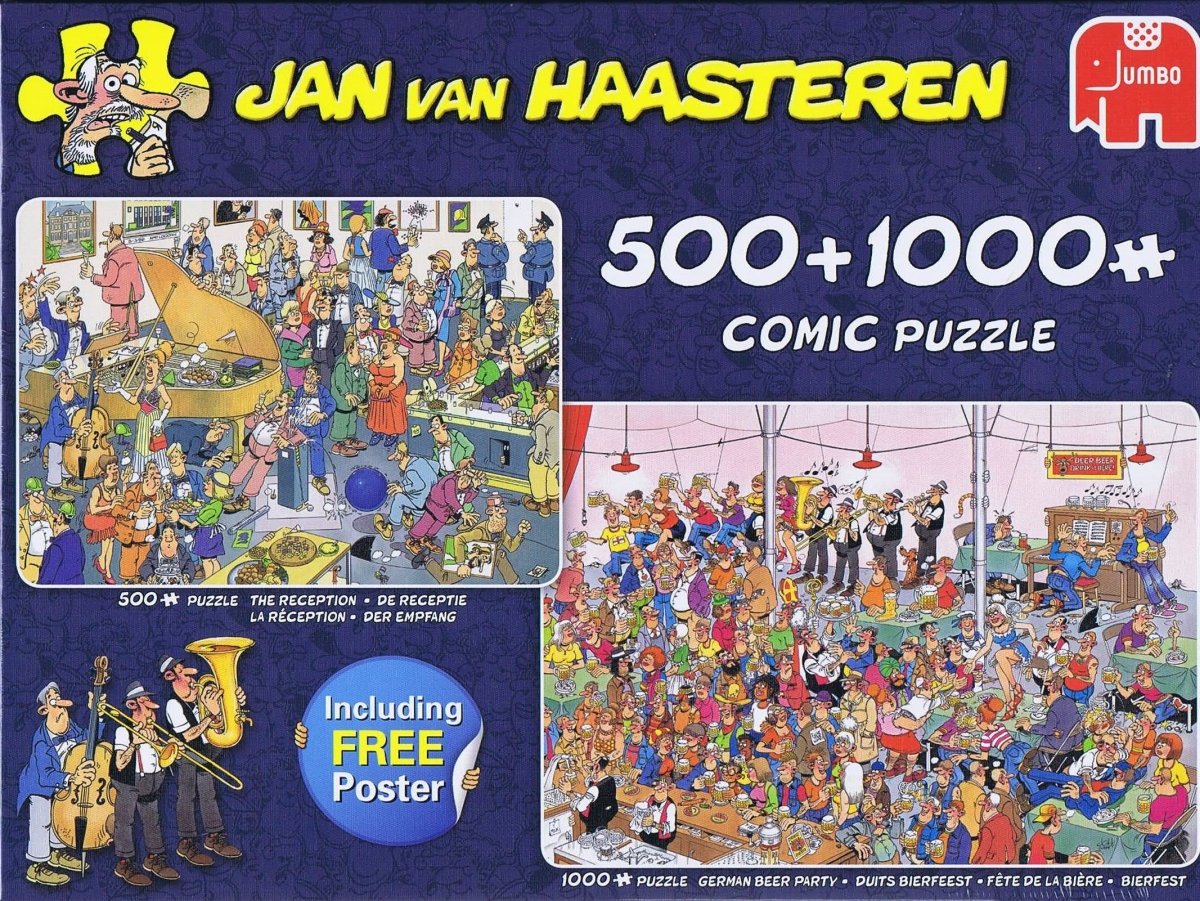 The Reception og German Beer party - 500+1000 brikker - Nordisk Spil