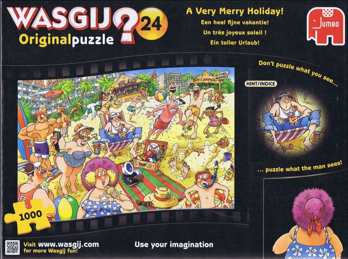Wasgij? Original 24 A Very Merry Joliday! - 1000 brikker - Nordisk Spil
