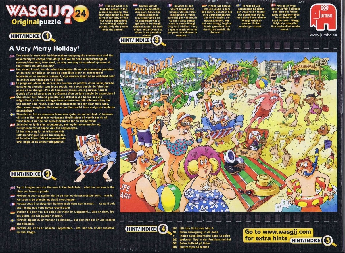 Wasgij? Original 24 A Very Merry Joliday! - 1000 brikker - Nordisk Spil