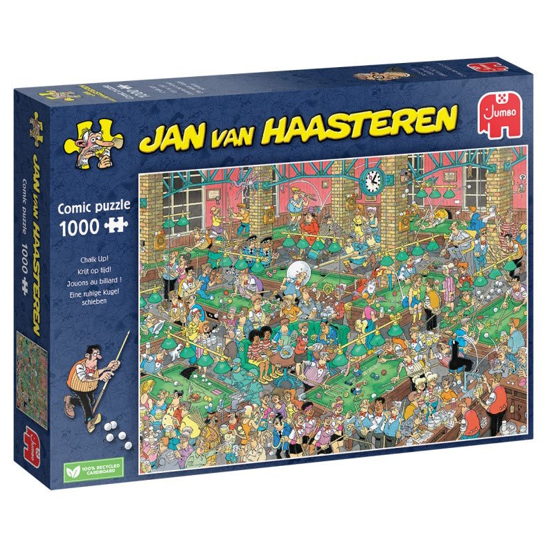 Jan van Haasteren - Billard! - 1000 Brikker - Nordisk Spil
