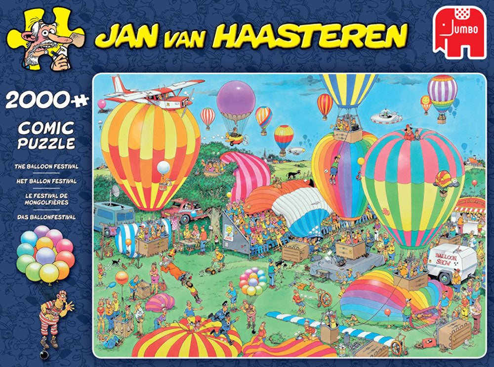 Jan van Haasteren: The Balloon Festival - 2000 brikker - Nordisk Spil