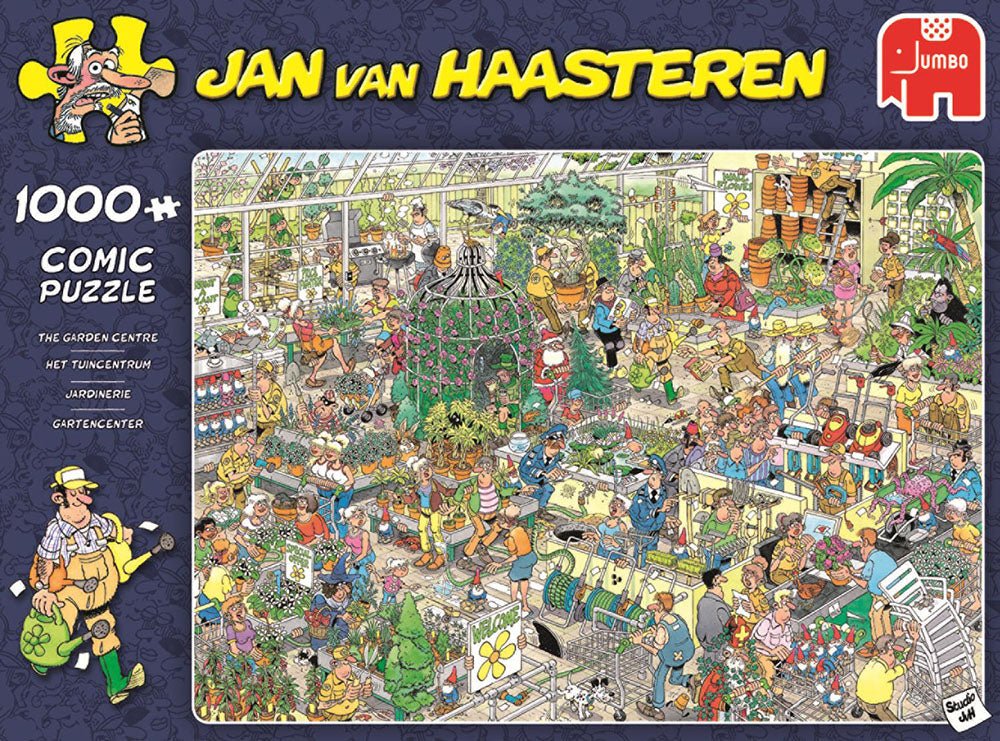 Jan van Haasteren: Havecentret - 1000 brikker - Nordisk Spil