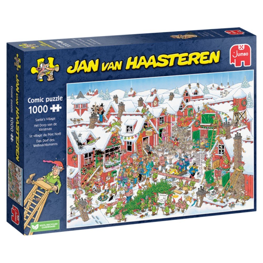 Jan Van Haasteren - Nissernes By - 1000 brikker - Nordisk Spil