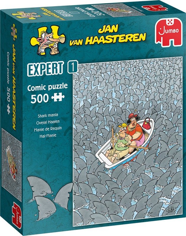 Jan van Haasteren: Haj Alarm - 500 brikker - Nordisk Spil