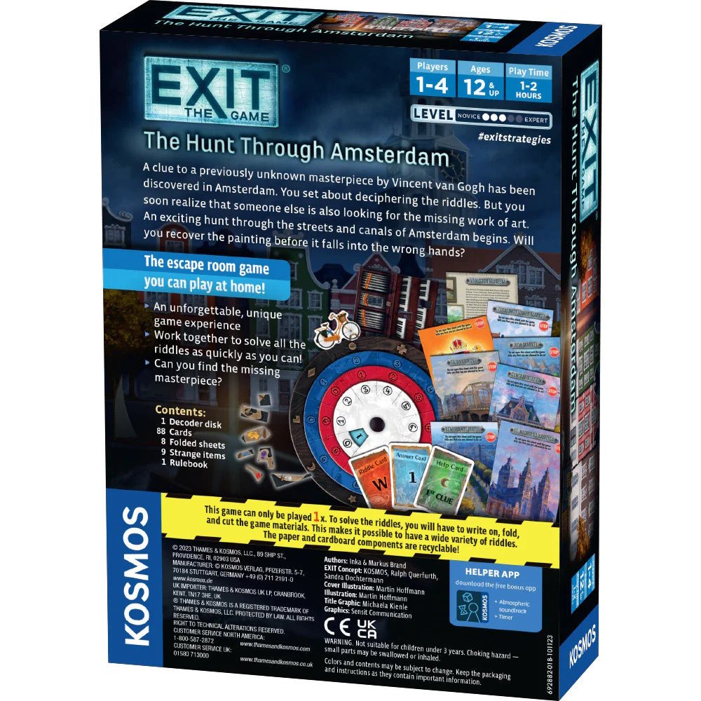 EXIT 20: The Hunt Through Amsterdam - Engelsk - Nordisk Spil