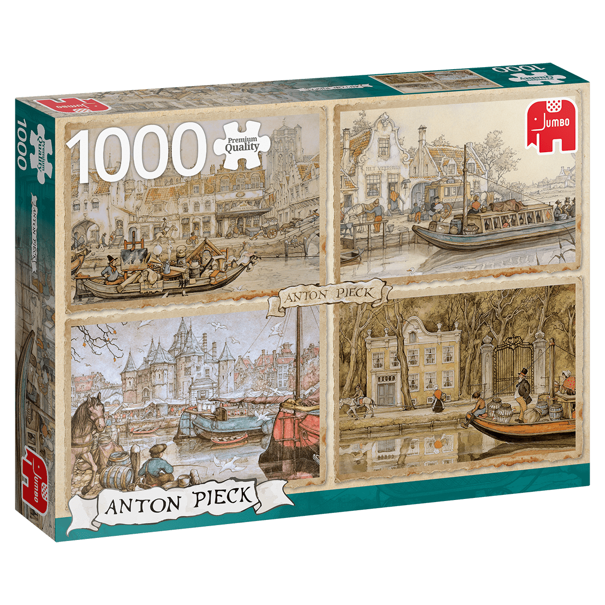 Både på Kanalen - 1000 brikker - Nordisk Spil
