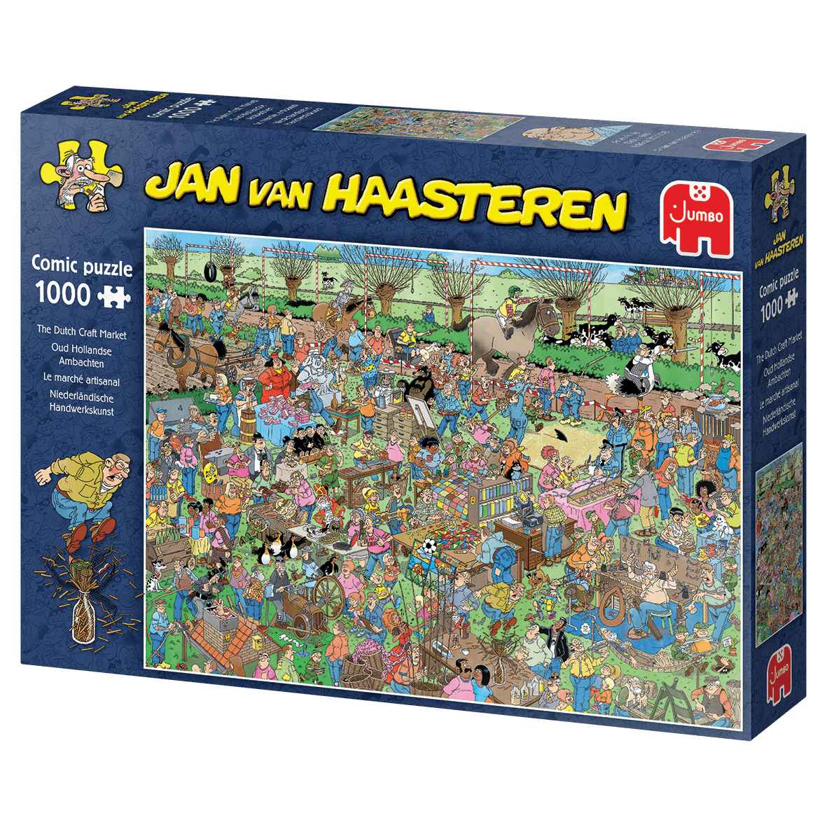 Jan van Haasteren: Markedsdag - 1000 brikker - Nordisk Spil