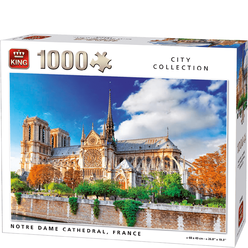 Notre Dame Cathedral, France 1000 brikker - Nordisk Spil