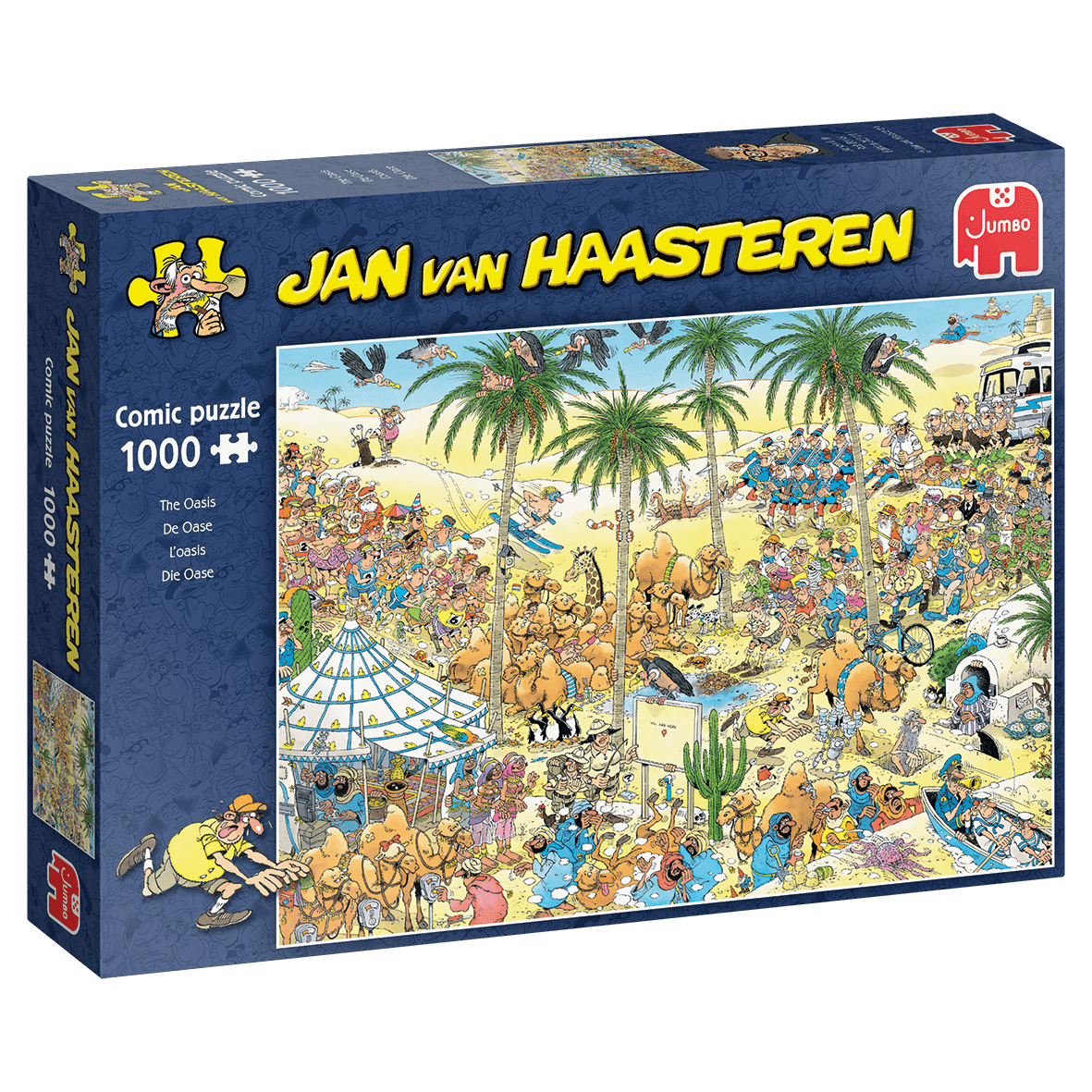Jan Van Haasteren - Oasen - 1000 brikker - Nordisk Spil