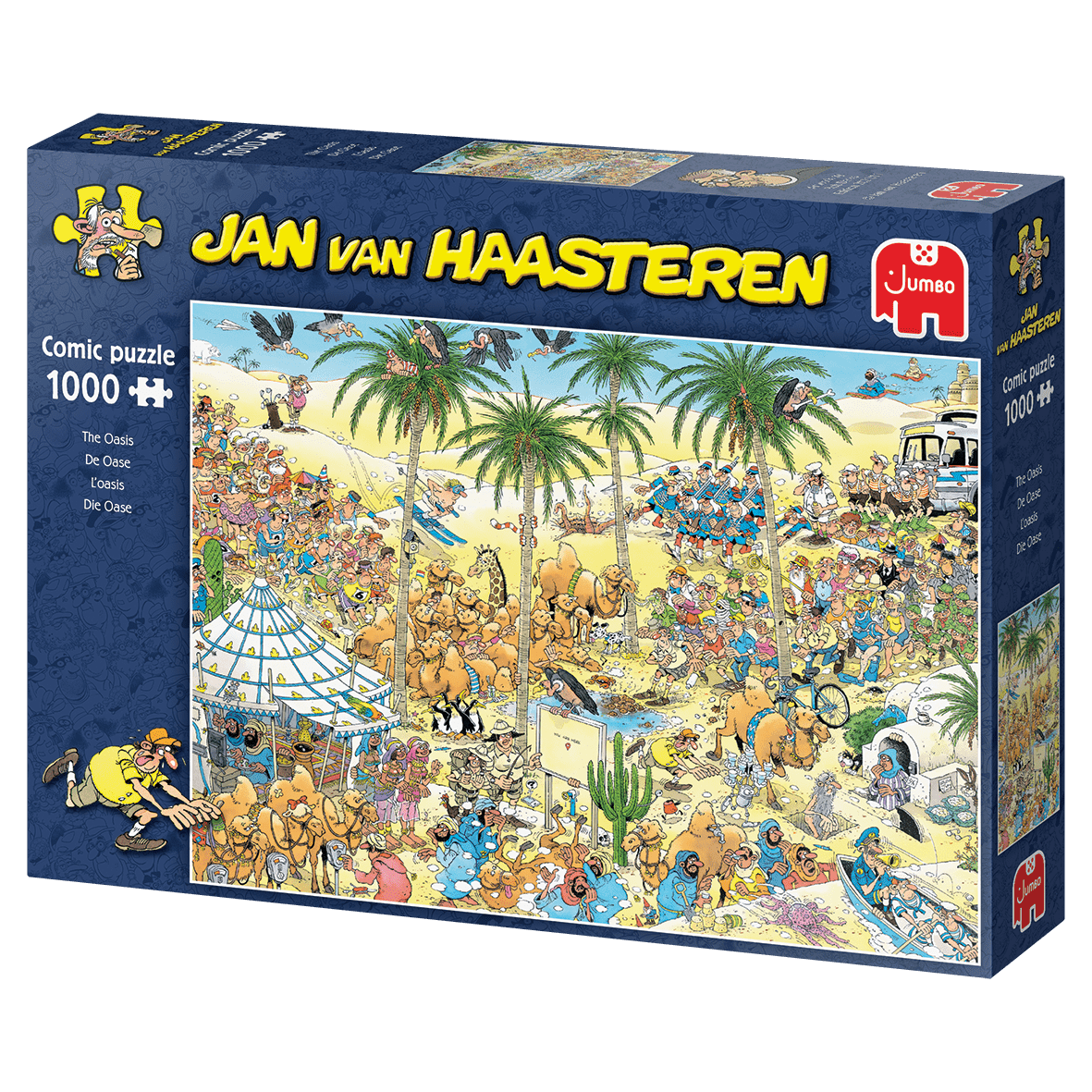 Jan Van Haasteren - Oasen - 1000 brikker - Nordisk Spil