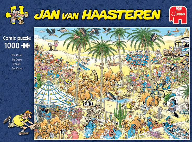 Jan Van Haasteren - Oasen - 1000 brikker - Nordisk Spil