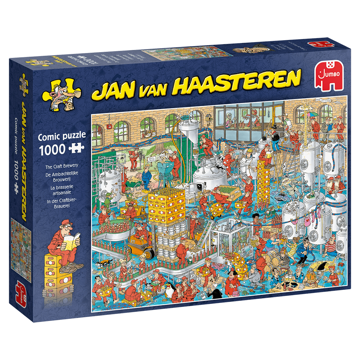 Jan van Haasteren: På Bryggeriet - 1000 brikker - Nordisk Spil