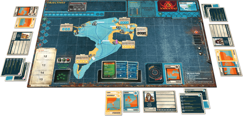 Pandemic Legacy Season 2 Yellow - Engelsk - Nordisk Spil