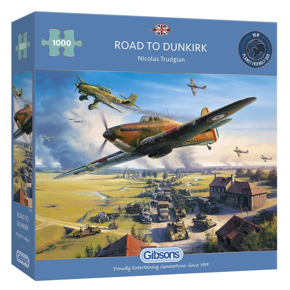 Road to Dunkirk - 1000 brikker - Nordisk Spil
