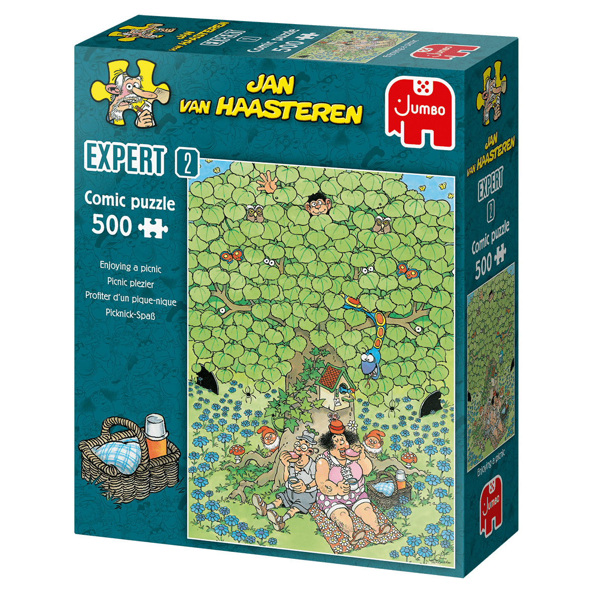 Jan van Haasteren: Skovtur - 500 brikker - Nordisk Spil