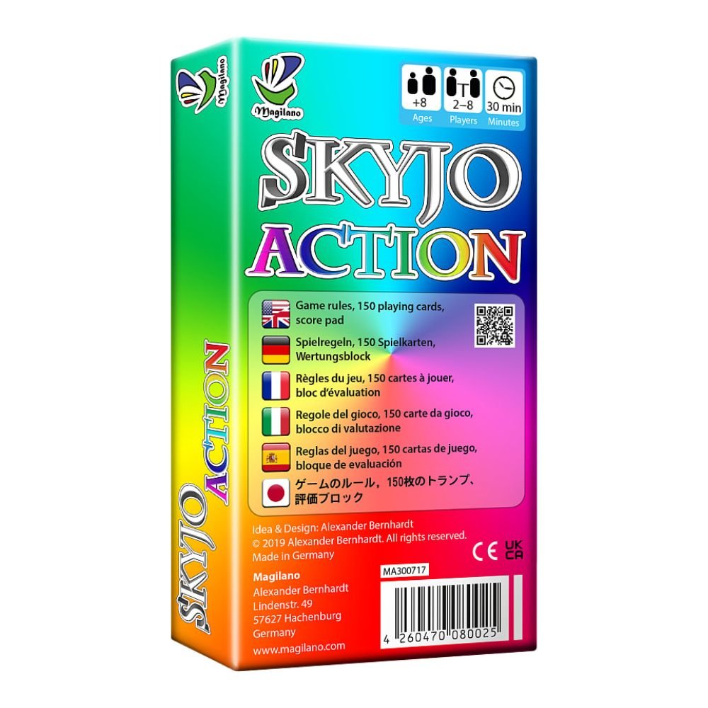 Skyjo Action - Engelsk - Nordisk Spil