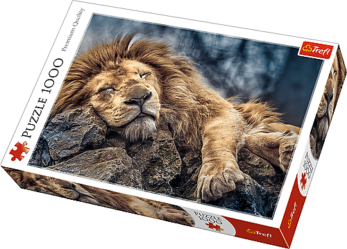Sleeping Lion - 1000 brikker - Nordisk Spil