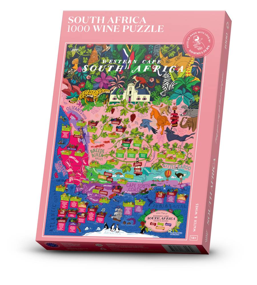 Vin: Sydafrika - 1000 brikker - Nordisk Spil