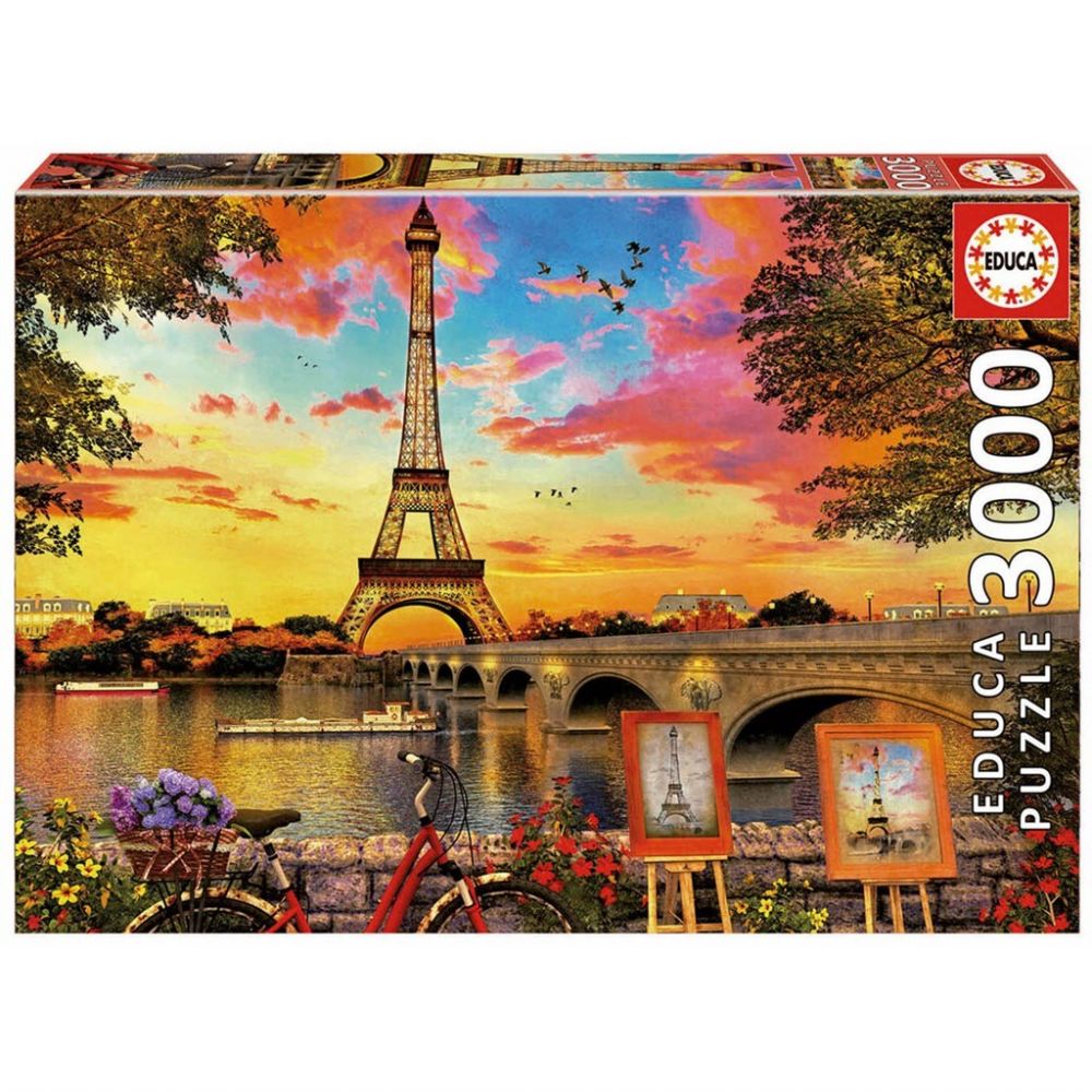 Sunset in Paris - 3000 brikker - Nordisk Spil